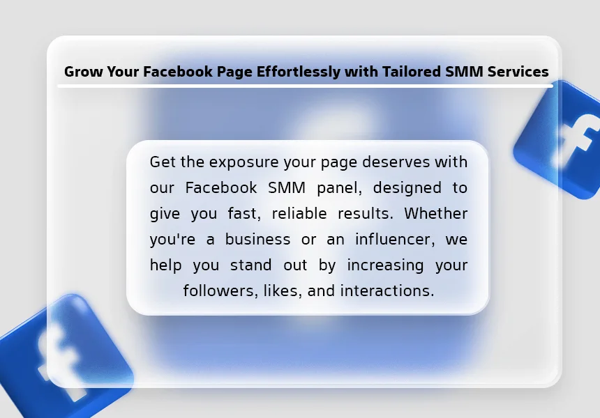 Facebook SMM Panel * Best & cheapest