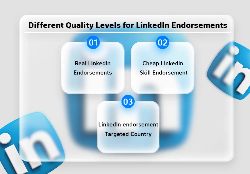 Different Quality Levels for LinkedIn Endorsements