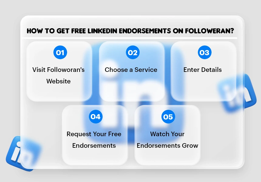 How to Get Free Linkedin Endorsements on Followeran?