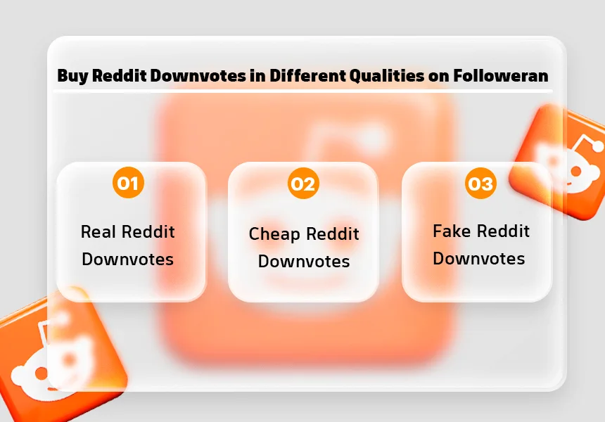 Buy Reddit Downvotes in Different Qualities on Followeran