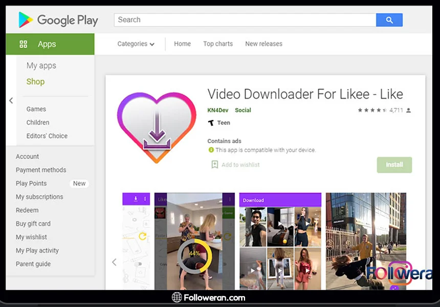 ابزار دانلود ویدئو از لایکی Video Downloader For Likee – Like