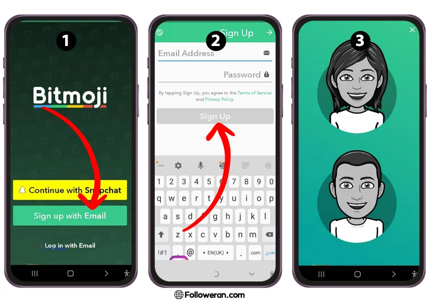 آموزش ساخت استیکر با اپلیکیشن bitmoji