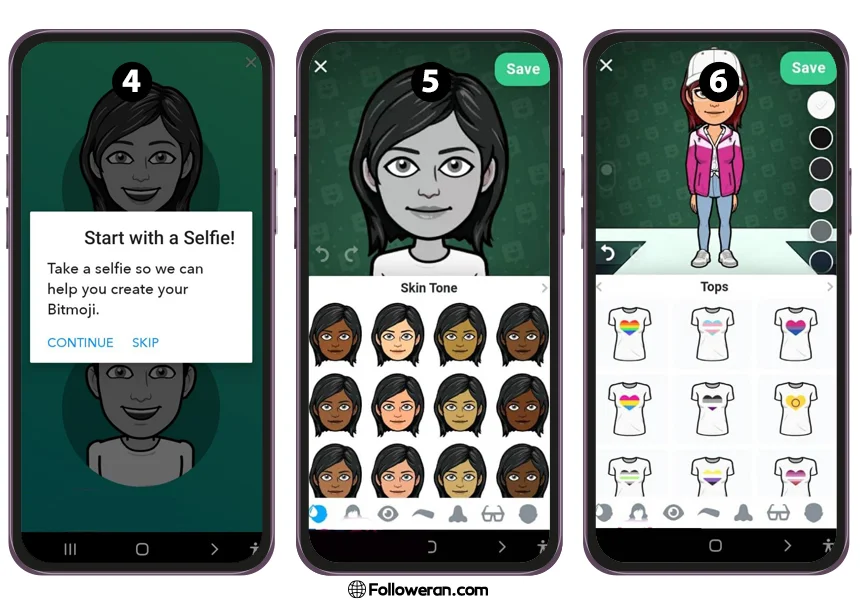 آموزش ساخت استیکر با اپلیکیشن bitmoji