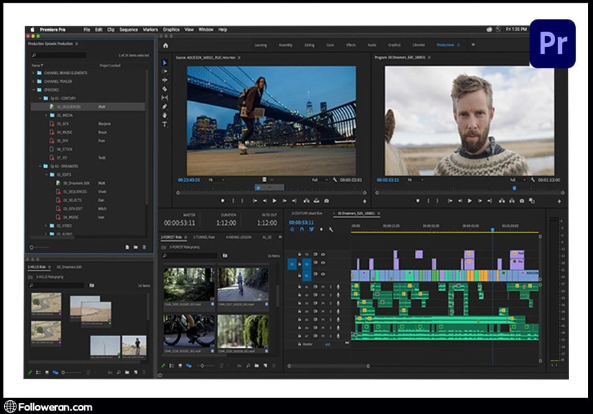 ابزار Adobe Premiere Pro